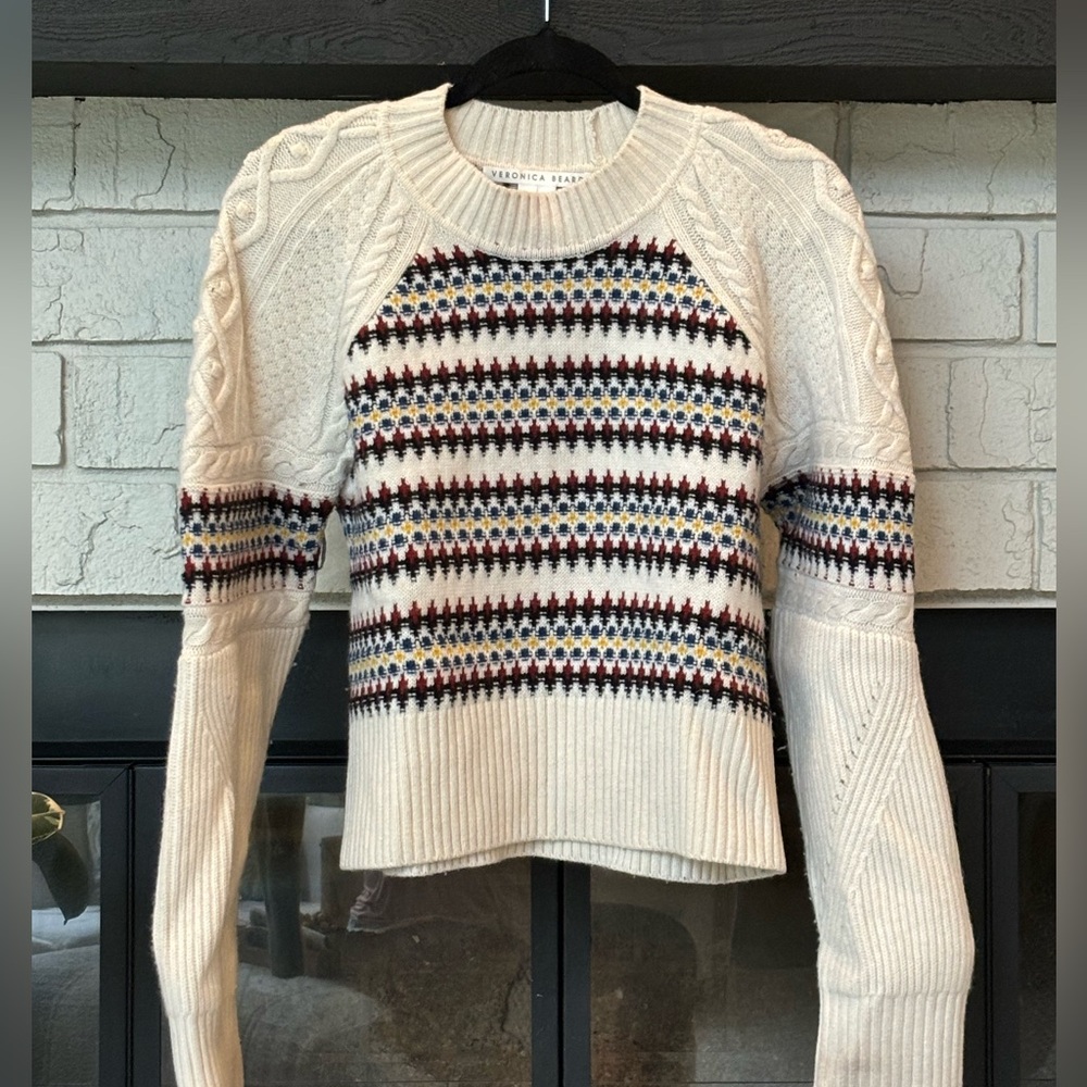 Veronica Beard fair isle sweater